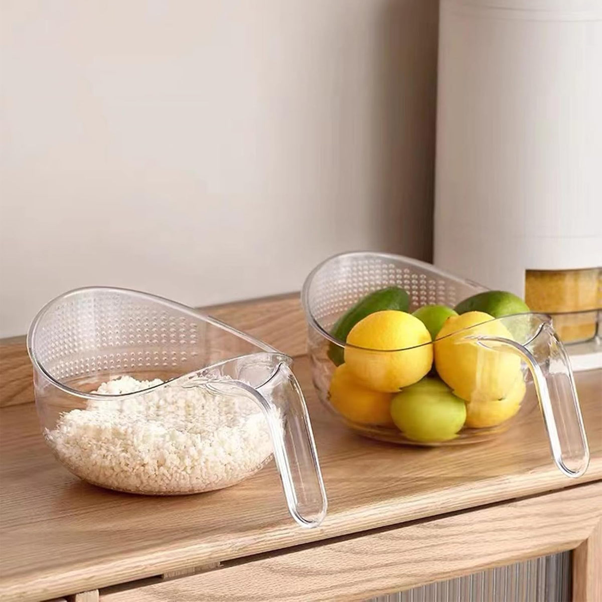 🔥 CLEARANCE SALE: Multipurpose Rice Strainer Bowl – Rinse, Drain & Prep in One