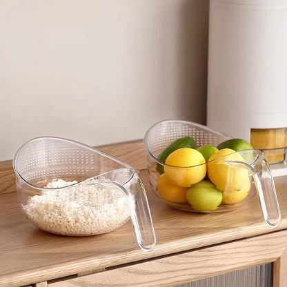🔥 CLEARANCE SALE: Multipurpose Rice Strainer Bowl – Rinse, Drain & Prep in One