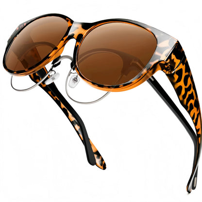 🔥Last Day 49% OFF - 🕶️ Oversized Square Fit-Over Polarized Sunglasses