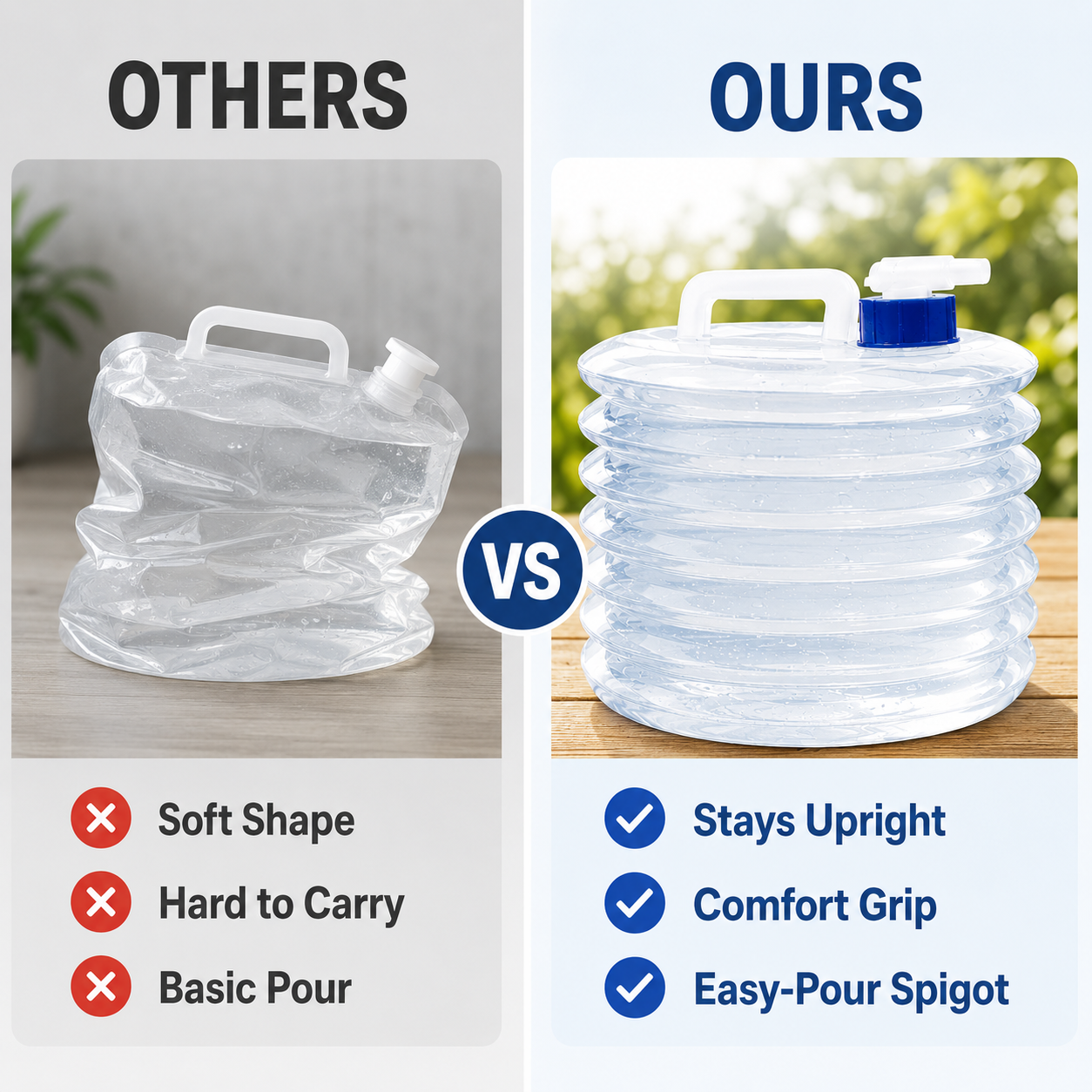 Collapsible Water Bucket 💧