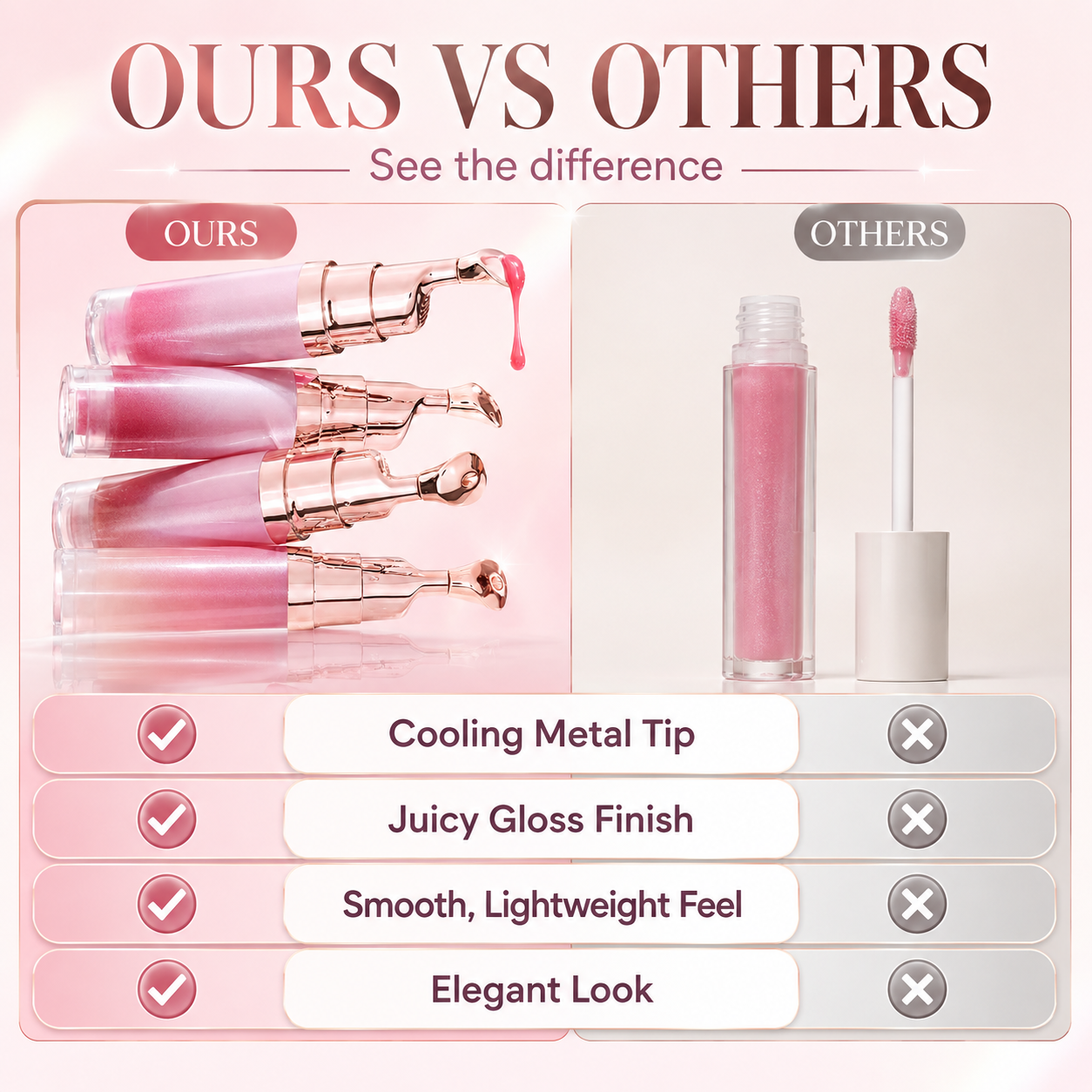💋 Glass Glow Lip Serum Gloss
