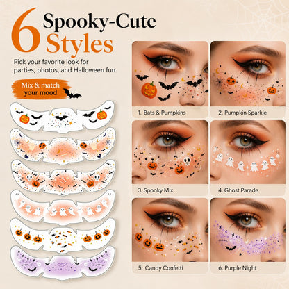 ✨ 6 Pcs Temporary Freckle Face Tattoos – Buy 2 Get 1 Free