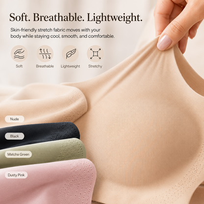 ✨ Invisible Second-Skin Bralette | Seamless, Wireless & Breathable