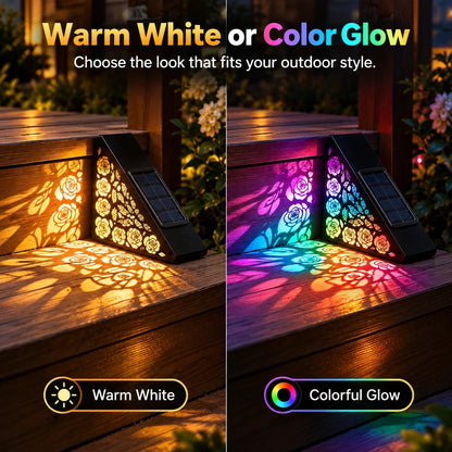 🔥Hot sales✨Solar Step Lights | Dusk-to-Dawn Outdoor Lighting with IP65 Weather Resistance & No Wiring 🌙