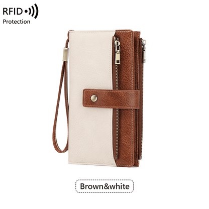 women-s-long-wallet-stylish-clutch-elegant-solid-color-rfid-blocking-leather-wallet-3588