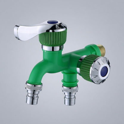 🚰Plastic Washing Machine Faucet with Dual Outlets – Freeze-Resistant and High-Temperature Resistant
