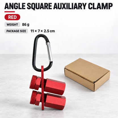 Adjustable Woodworking Ruler Clamp for Layout & Marking