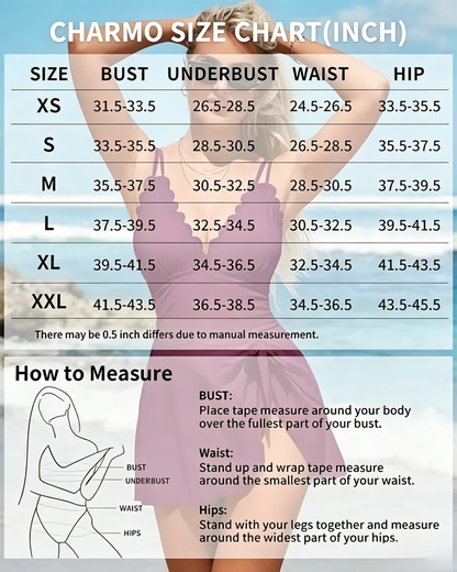 One Piece Tummy Control Swimdress