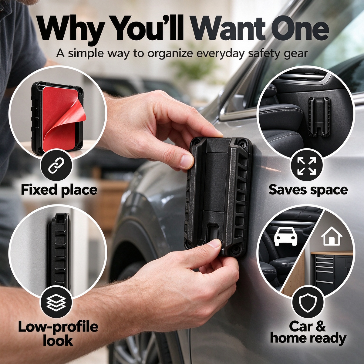 Personal safety equipment vehicle mount