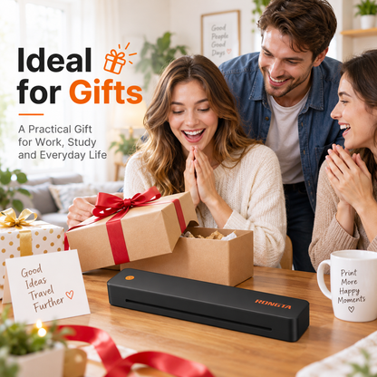 🖨️ Portable Wireless A4 Thermal Printer – Inkless Bluetooth & USB Printing Anywhere