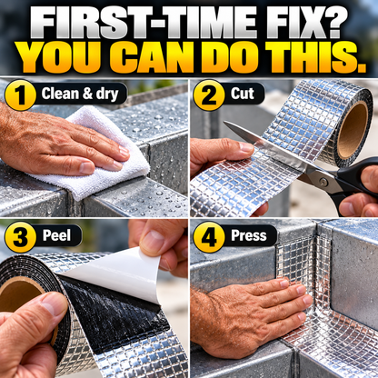 Heavy-Duty Butyl Waterproof Repair Tape – Strong Adhesion, Easy Peel-and-Stick Sealing
