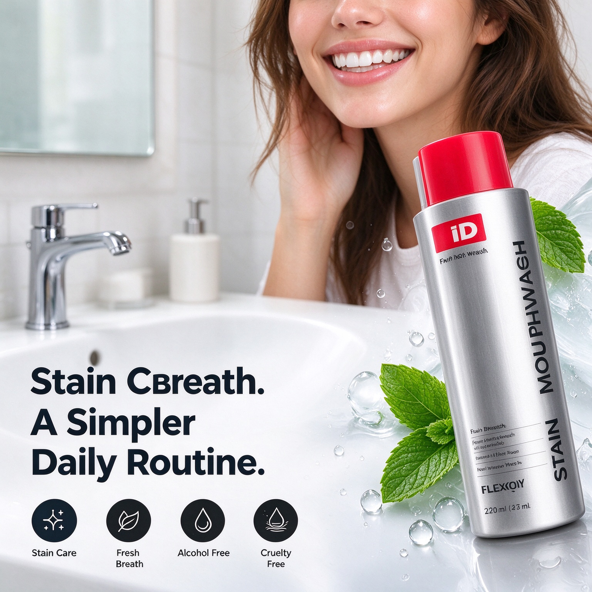 Stain-Removing Whitening Mouthwash