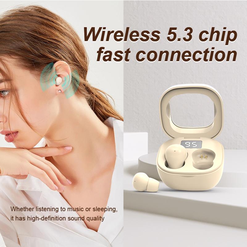 😴 Mini Invisible Sleep Earbuds – Bluetooth 5.4 True Wireless Headphones 🎧