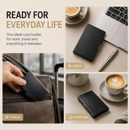 🔒 Ultra-Slim RFID Blocking Card Holder