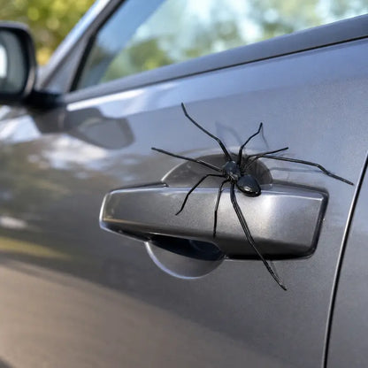 🕷️Magnetic S-shaped Spider Car Decor Sticker - Suitable for cars, trucks, motorcycles, garages, and metal surfaces