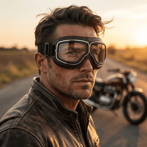 🔥Hot Sale - 49% OFF 🕶️ OTG Vintage Motorcycle Goggles (Fits Over Glasses)