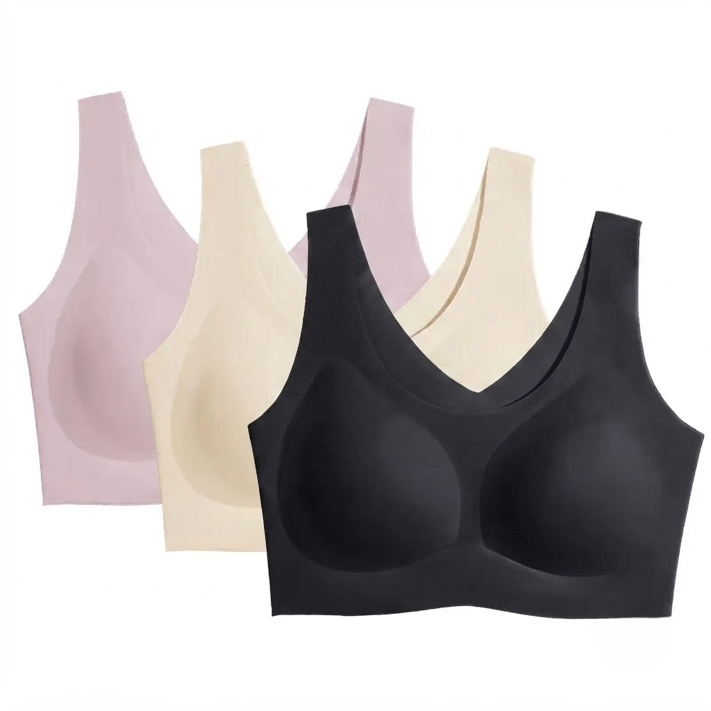 ✨ Invisible Second-Skin Bralette | Seamless, Wireless & Breathable