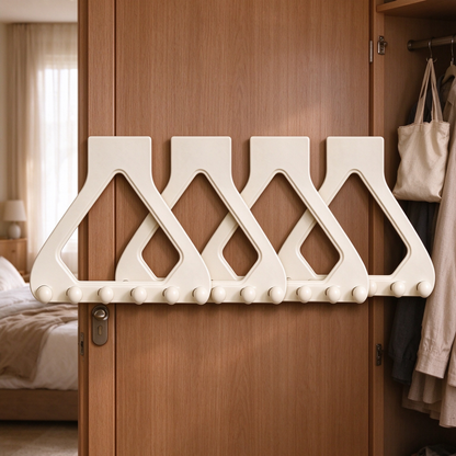 Triangular door hanging multi-hook storage rack(4Pcs)