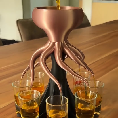 🐙 3D Printed Kraken Drink Dispenser – Pour with a Twist! 🍹