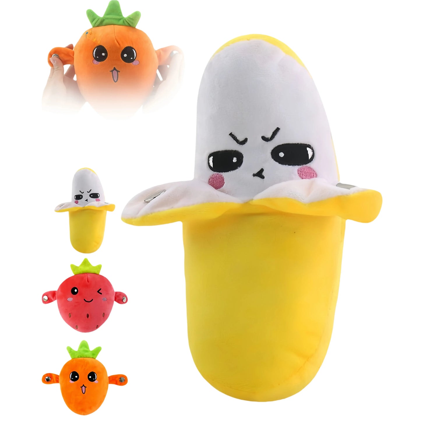 💖Interactive Music Plush Toy Set🍌🍓🥕