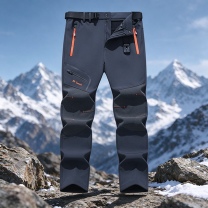 👖Men’s Fleece-Lined Softshell Hiking Pants