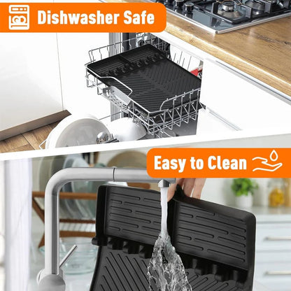 🍖 Silicone BBQ Side Shelf Mat – Clean Grill, Easy Cook 🔥