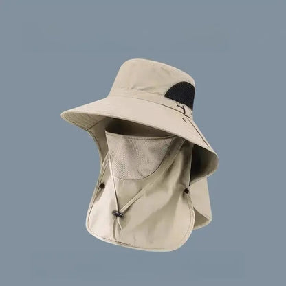 🌞 Spring/Summer Fisherman Hat 🏕️ Detachable Sun Protection
