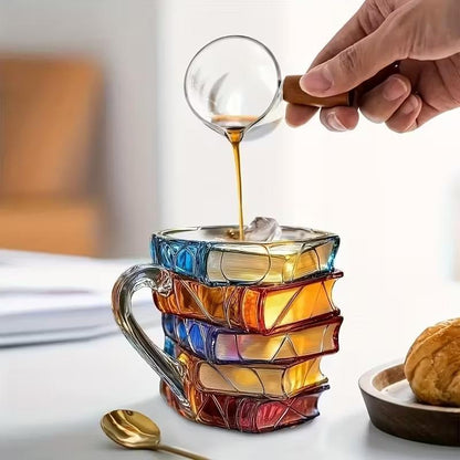 🌟Novelty 3D Painted Book Mug— Where Literature Meets Art in Your Morning Routine 📚☕