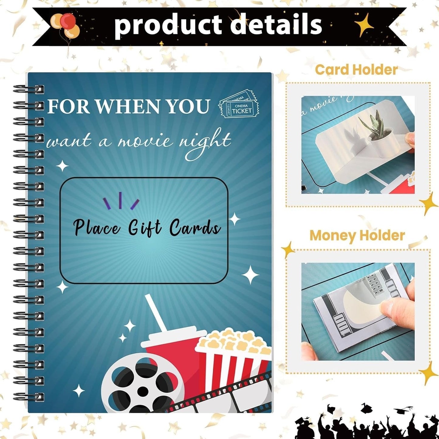 🎓 College Survival Gift Card Book 📚 Surprise on Every Page