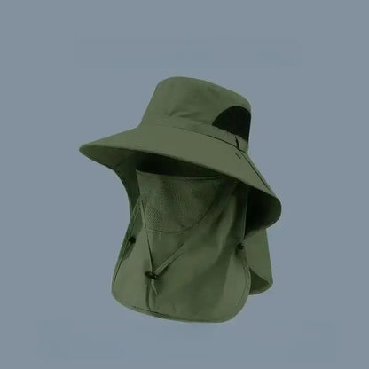 🌞 Spring/Summer Fisherman Hat 🏕️ Detachable Sun Protection