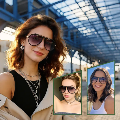 😎 Oversized Aviator Sunglasses – Retro 70s Summer Style ☀️