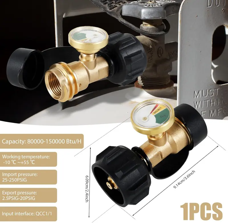 ⛽ Propane Tank Gauge – Check Fuel Levels Instantly 🔥