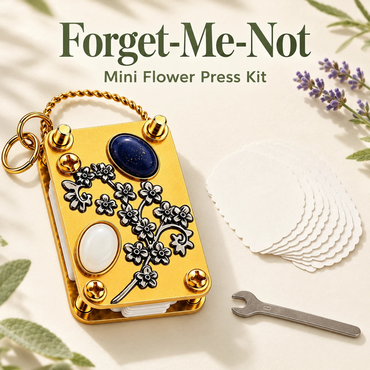 Mini Flower Press Kit 🌸 Press Petals & Clovers on the Go