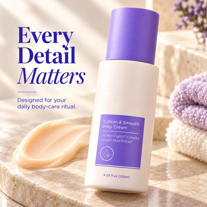 💜 Tighten & Smooth Belly Cream | Firmer-Looking Skin ✨