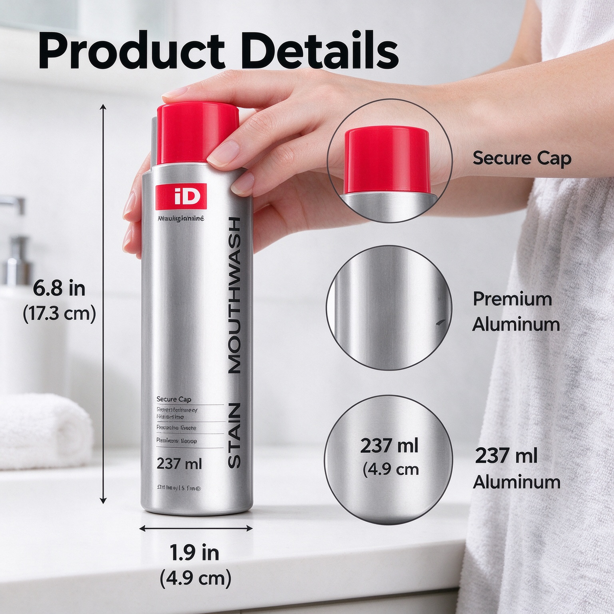 Stain-Removing Whitening Mouthwash