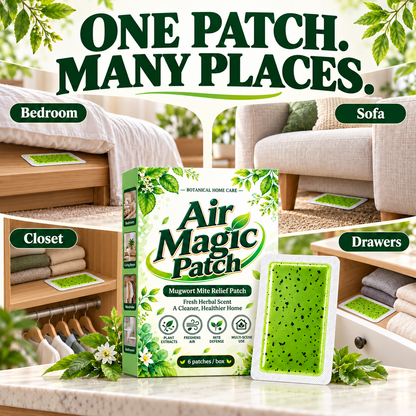 🌿 Mugwort Mite Defense Patches – Botanical Home Care, 6-Pack
