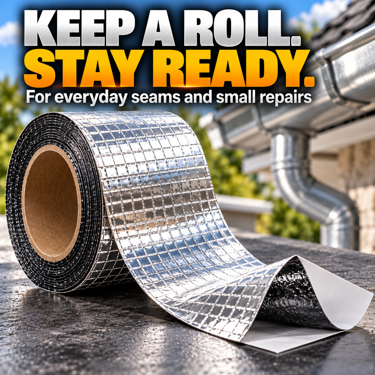 Heavy-Duty Butyl Waterproof Repair Tape – Strong Adhesion, Easy Peel-and-Stick Sealing