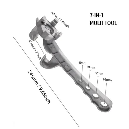 7-in-1 Aluminum Bung Wrench