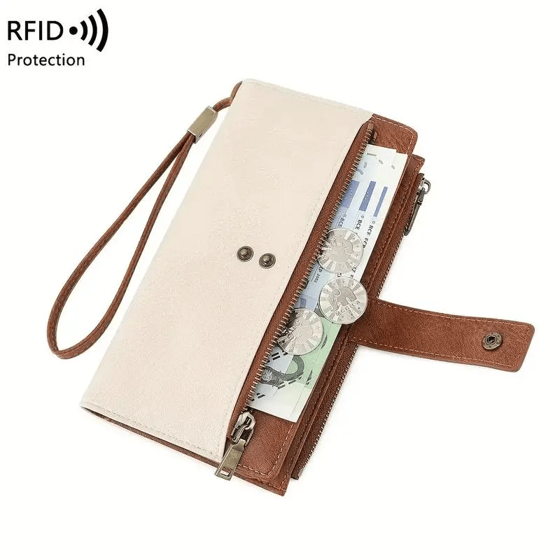 women-s-long-wallet-stylish-clutch-elegant-solid-color-rfid-blocking-leather-wallet-3588