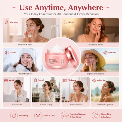🌸 Radiant Collagen & Nicotinamide Smoothies Cream