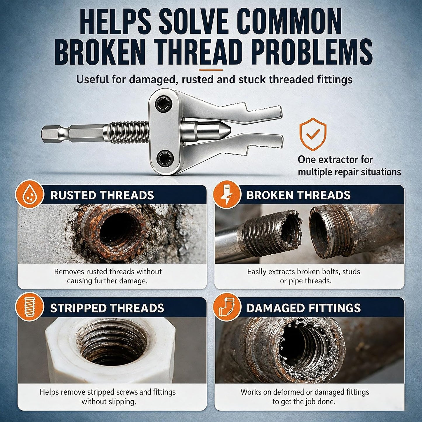 🔧Multi-Size Broken Thread Extractor Tools