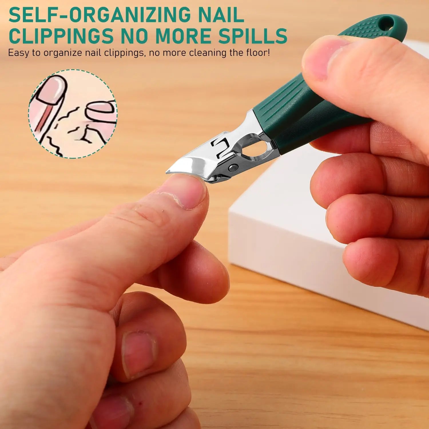 🔥HOT SALE 55% OFF – 3PCS Slanted Nail Clipper Set