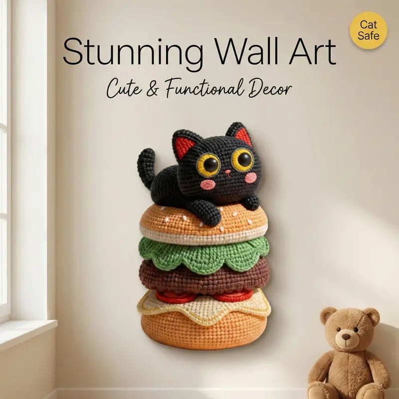 SmartWell Cat Scratcher Mat – Self-Adhesive Wall & Furniture Protector 🐱✨