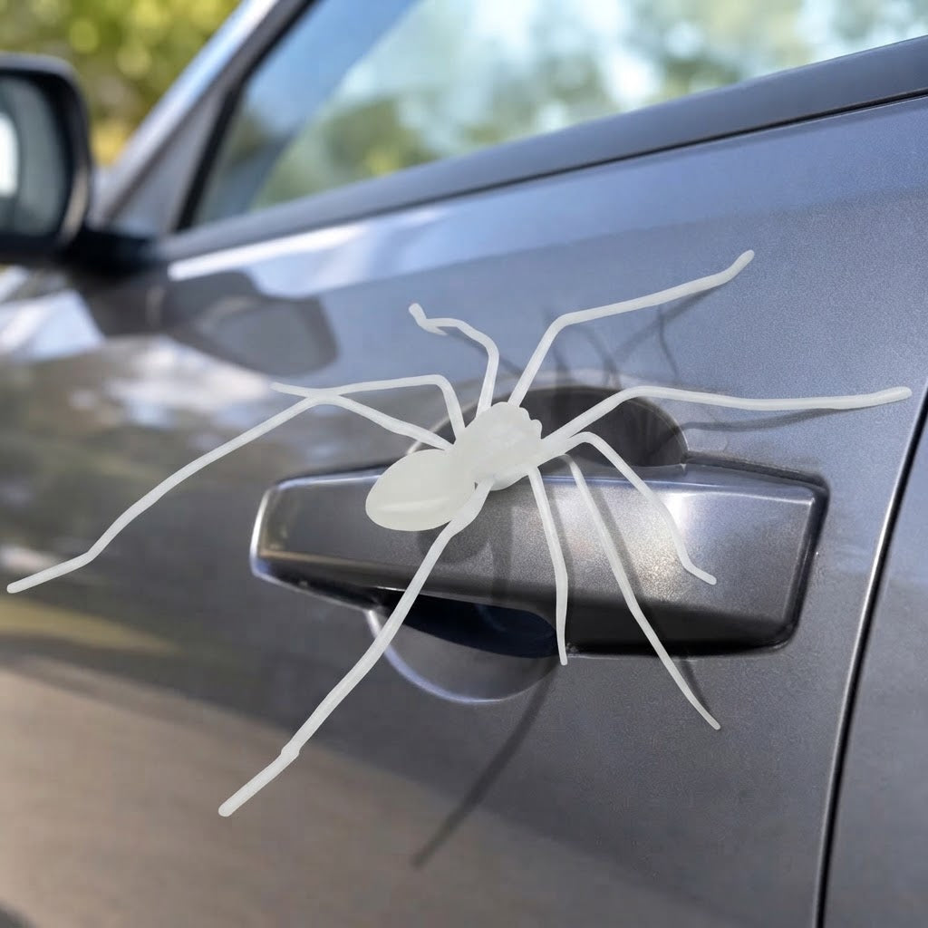 🕷️Magnetic S-shaped Spider Car Decor Sticker - Suitable for cars, trucks, motorcycles, garages, and metal surfaces