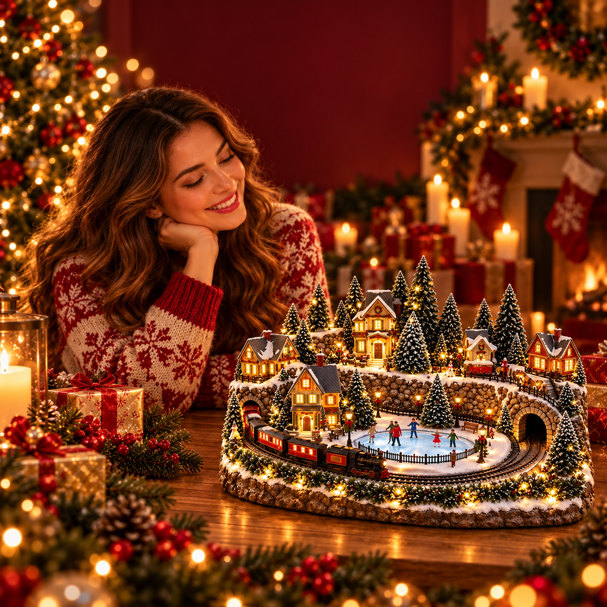🔥 LAST DAY 49% OFF 🔥 Lighted & Animated Christmas Village Collection ✨