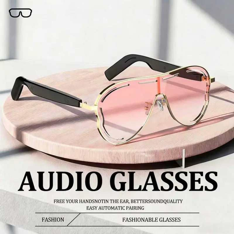 😎 Smart Bluetooth 5.4 Sunglasses – Hands-Free Music & Calls 🎧
