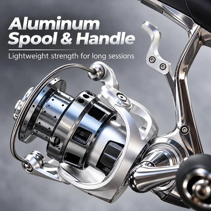 🎣 Single-Hand Jigging Reel with Precision Thumb Control