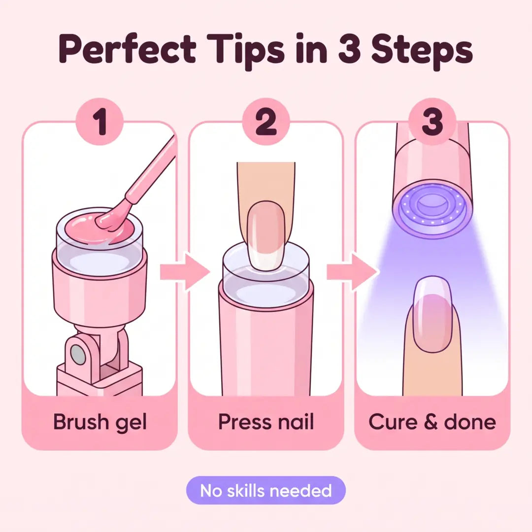 💅✨ Rechargeable Mini UV/LED Nail Lamp – Precision Flash Curing Light with Adjustable Stand 💖