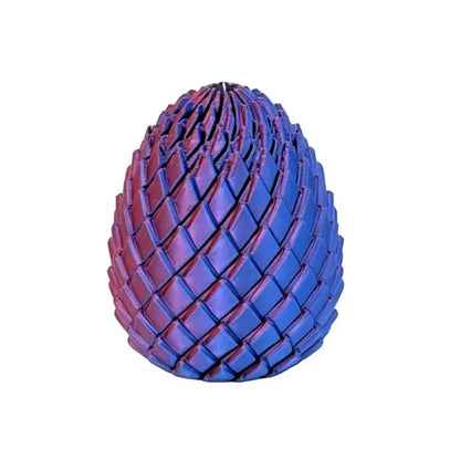 🐉 Printed Dragon Egg – Articulated Dragon Inside, Colorful Fantasy Collectible & Surprise Gift