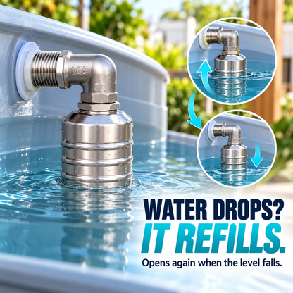 💧 304 Stainless Steel Automatic Water Level Control Valve – Auto Fill & Shutoff